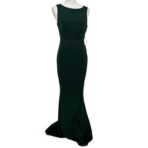 NEW Lulus Forest Green Sleeveless Sheath Maxi Dress Small